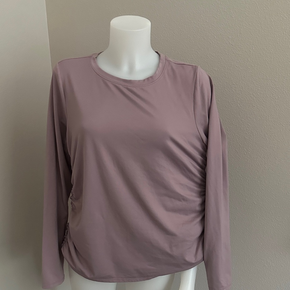 Zella Dusty Rose Long Sleeve Top